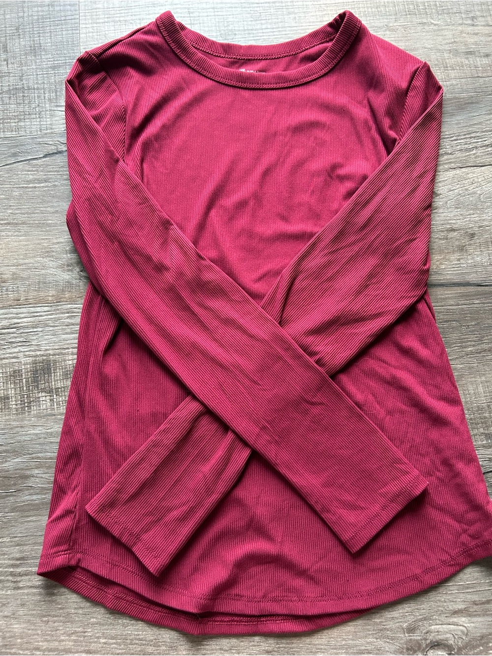 No Boundaries basic long sleeve tee